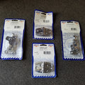 CHROME ZINC DOOR HINGE 1-1/2