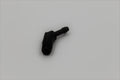 Fragola 1/4 Hose Barb x 1/8 NPT 45 Degree Low Profile - Black