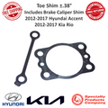 SPC Performance 12-17 Hyundai Accent/Kia Rio Rear Toe Shim Set - Single
