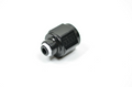 Fragola -8AN Aluminum Flare Cap w/ 1/8 FPT Black
