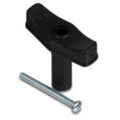 FANTASTIC VENT BLACK KNOB KIT MANUAL (BIG) USED FOR MANUAL LIFT SYSTEM(INCL.