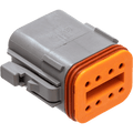 NAMZ Deutsch DT Series 8-Wire Plug & Wedgelock - Grey (Repl. HD 72138-94GY)
