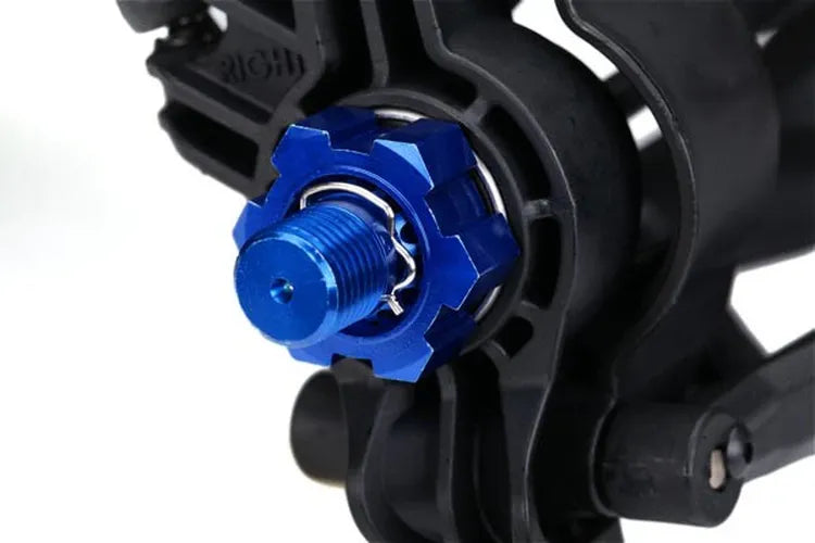 WHEEL HUBS HEX ALUMINUM (BLU