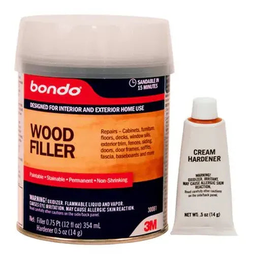 BONDO WOOD FILLER 30081 0.75 PIN