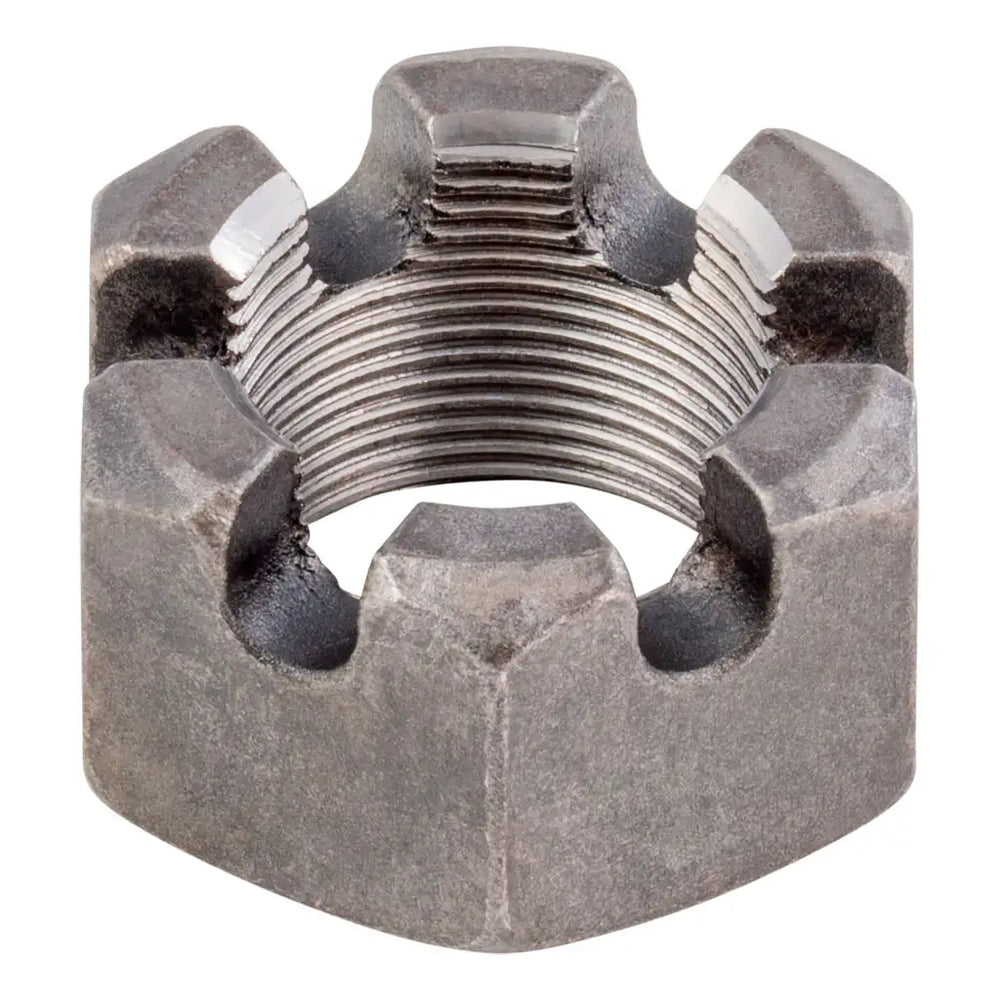 NUT 1 1/2"12 6 SLOT CASTLE GR5 PLN