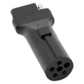 6-WAY ROUND PIN TO 4-FLAT ADAPTER