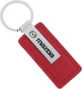 MAZDA RED LEATHER KEY FOB