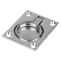 CHROME BRASS RING PULL - LARGE