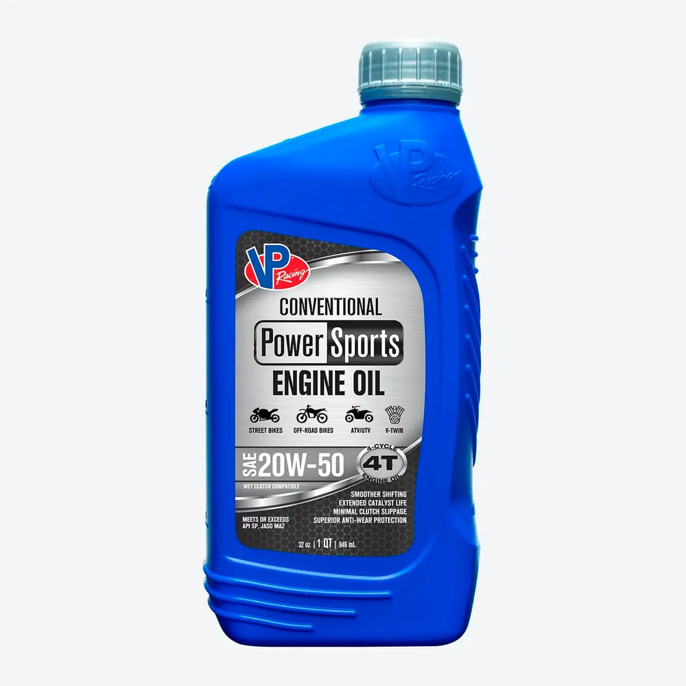 VP POWERSPORTS CONVENTIONAL ENGINE OIL SAE 20W50 1 QT