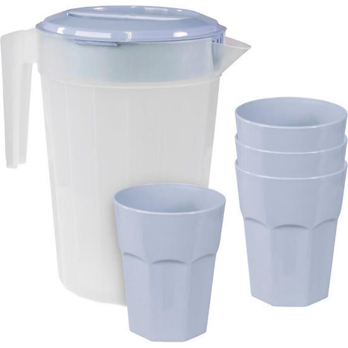 CAMP CASUAL 6-PIECE PITCHER & TUMBL