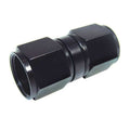 10AN FEMALE BLACK STRAIGHT SWIVEL COUPLER