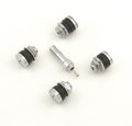Fuel Hose Fitting -6 AN Caps (2) Black AN Cap 6061 Aluminum Construction Mr Gasket