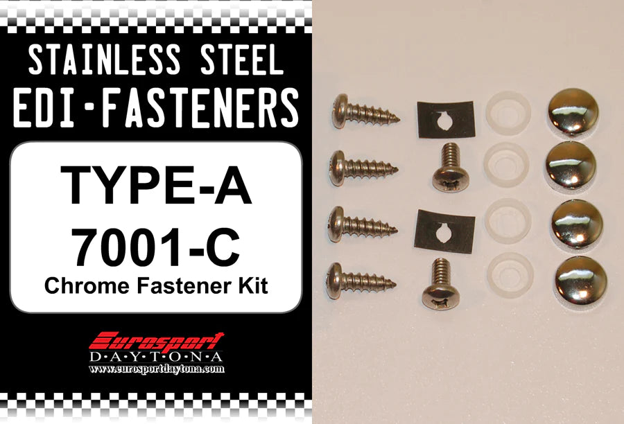 EDI FASTENERS KIT TYPE A CHROME