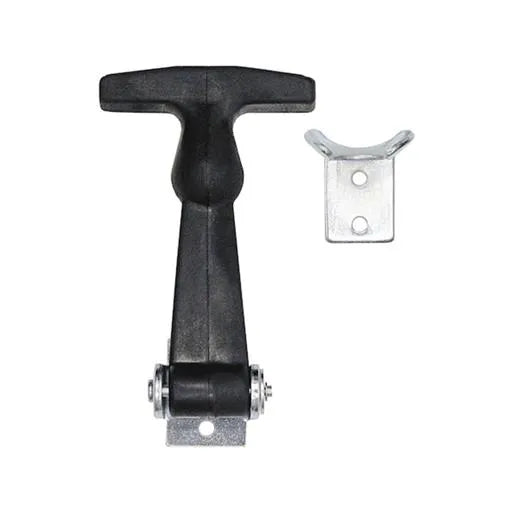 HOOD CATCH,RUBBER, W/ SST HDW