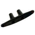 DOCK CLEAT OPEN BASE 8IN HDPE BLACK