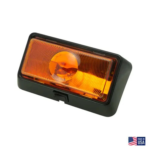 PORCH LIGHT W/S-AMBER-BL