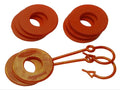 Daystar Orange D Ring Isolator w/Lock Washer Kit