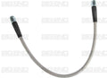 #3 BRAKE LINE 12IN DOT STAINLESS STEEL BRAID CLEAR COVER
