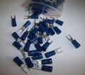 BLUE VINYL LOCKING SPADE TERMINAL 16-14 GAUGE #8