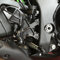 Vortex Racing Rearsets Replacement Foot Peg 2.0 Bracket Square Insert- Black