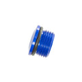 LOW PROFILE -12 ORB PORT PLUG - BLU