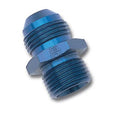 Russell Performance -6 AN Flare to 18mm x 1.5 Metric Thread Adapter (Blue)