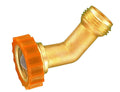 HOSE SAVER 45 DEGREES BRASS LEADFREE CARDED