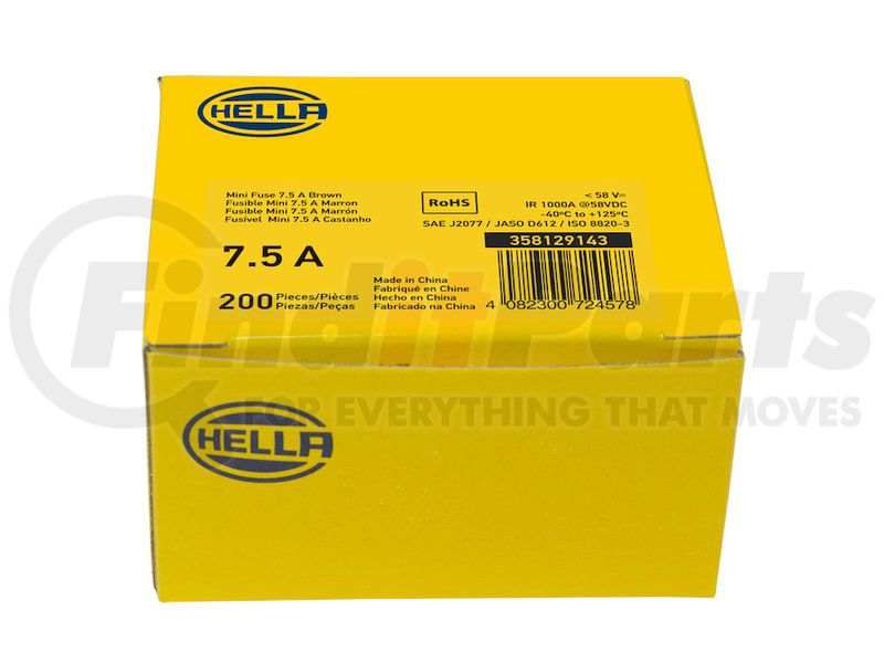 FUSE MINI 7.5A BROWN