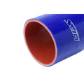 HPS Performance 1.5 ID 3 Long High Temp 4-ply Reinforced Silicone Straight Coupler Hose Blue (38mm ID 76mm Length)