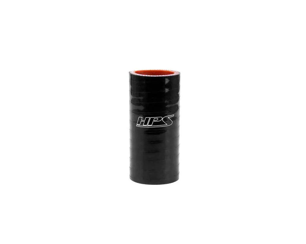 HPS Performance 1.5 ID 3 Long High Temp 4-ply Reinforced Silicone Straight Coupler Hose Black (38mm ID 76mm Length)