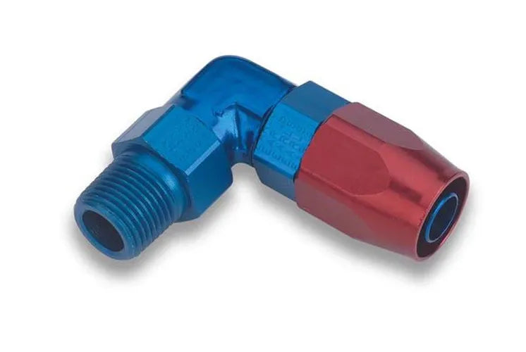 90 Deg. 1/2 NPT to -8 Swivel-Seal