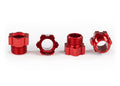 STUB AXLE NUT ALUMINUM (GRAY-ANODI