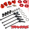 WHEEL HUBS SPLINED 17MM (RED-ANOD