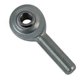 QA1 C Series 2-Pc Rod End - Male/Left Hand - .3125in Bore x 3/8-24 w/Stud - Carbon Steel w/PTFE