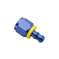Fragola -8AN x 3/8 (-6) Push-Lite End Straight - Blue