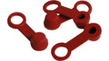 BRAKE BLEEDER CAP, RED, W/ TETHER,