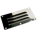 STAINLESS LOUVERED VENT 9-1/8" X 4-
