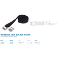 SS WEBBING CAM BUCKLE 1" HEAVY DUTY