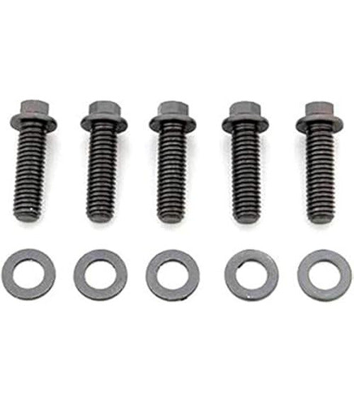 ARP 3/8-24 x 1.000 hex black oxide bolts
