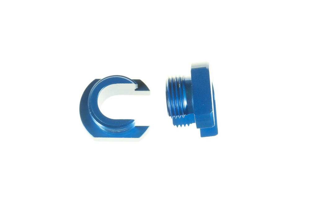 06 AN 881/8000 SERIES REPLACEMENT LOCKING NUT 5/16IN TUBE 2PCS/ PKG BLUE