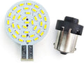 2IN1 LED BULB T10 & BA15S CONNECTORS W/36 LEDS COLD WHITE