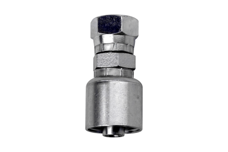 King Shocks Hose End Crimp -08 T -08 SWIVEL