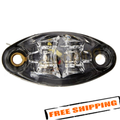 LED EXTERIOR LIGHT 2 DIODE 1 WIRE MARKER LIGHT CLEAR/AMBER