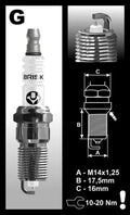Spark Plug Silver Racing