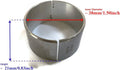 PTFE STEEL HOSE END 6AN STRAIGHT