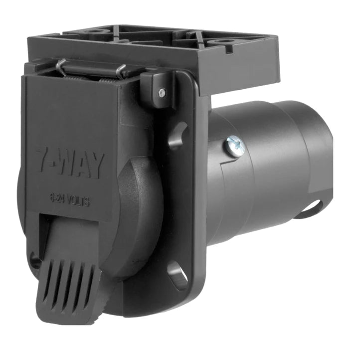7WAYRVSOCKET;W/MOUNTING
