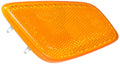 Left Side Marker Lamp, Amber w/ Clear Bulb for 1997-2006 Jeep TJ Wrangler Crown Automotive