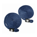 3/8IN X 72IN BRAIDED ROPE NAVY (PAIR)