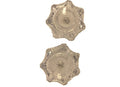 HOT & COLD CLEAR ACRYLIC HDL PAIR F/ EMPIRE FAUCETS