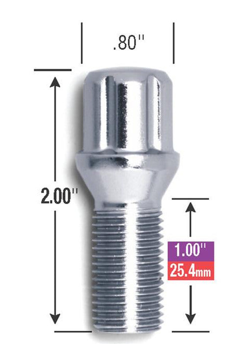 SD BOLT LOCK SET 14-1.50 CHR 25.4MM